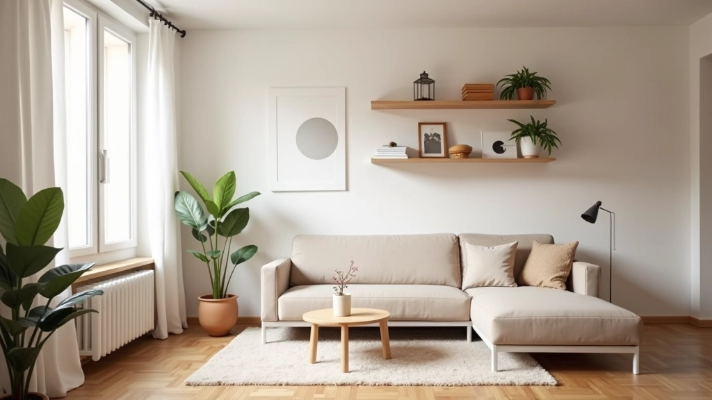 Petit appartement parisien avec mobilier multifonctionnel et rangements intégrés